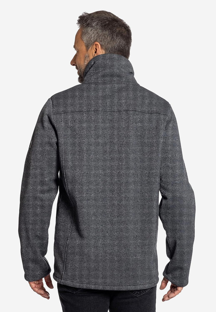 ELKLINE Herren Strickfleecejacke Fat Chance 1013043 XXL grey-black, XXL grey-black
