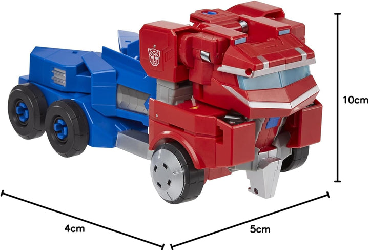 Transformers Spielzeug Bumblebee Cyberverse Adventures Roll N’ Change Optimus Prime Figur, ab 6 Jahr