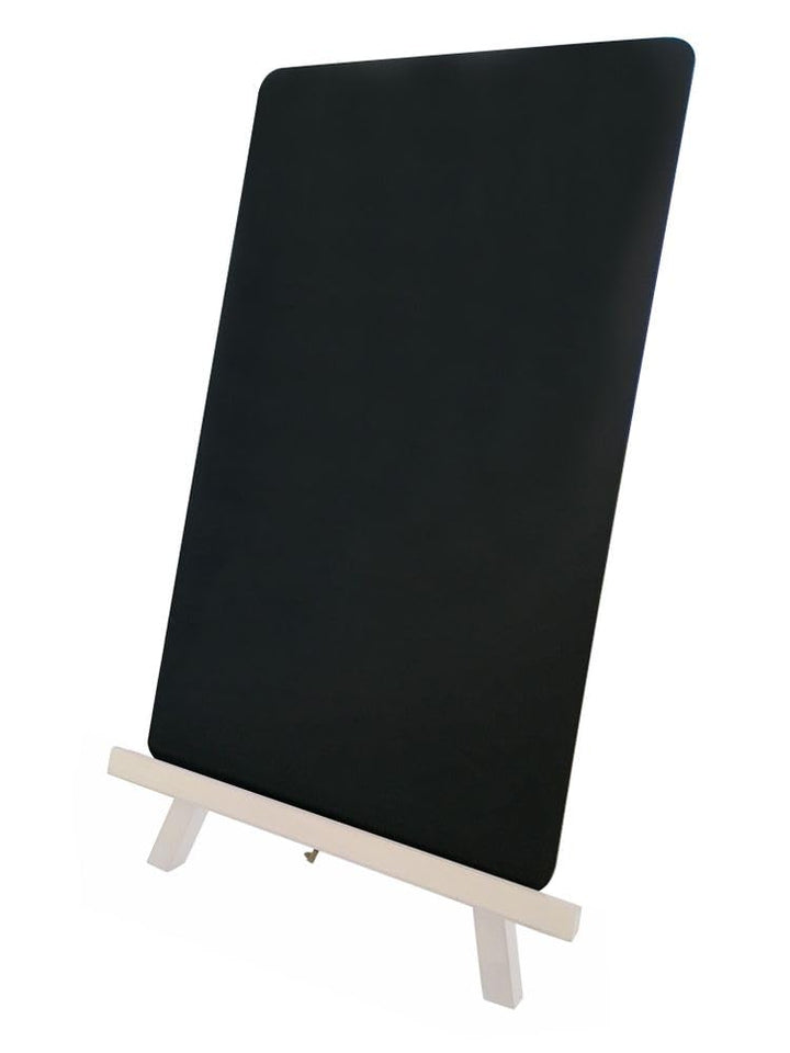 HENDI Kreidetafel mit Staffelei, mit Holzsstaffelei, Plakatständer, 220x210x(H)360mm, Schwarz