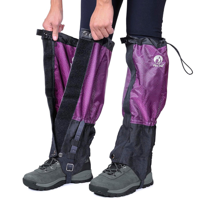 Pike Trail Beingamaschen - wasserdichte und verstellbare Schneestiefel Gamaschen für Wandern, Walkin