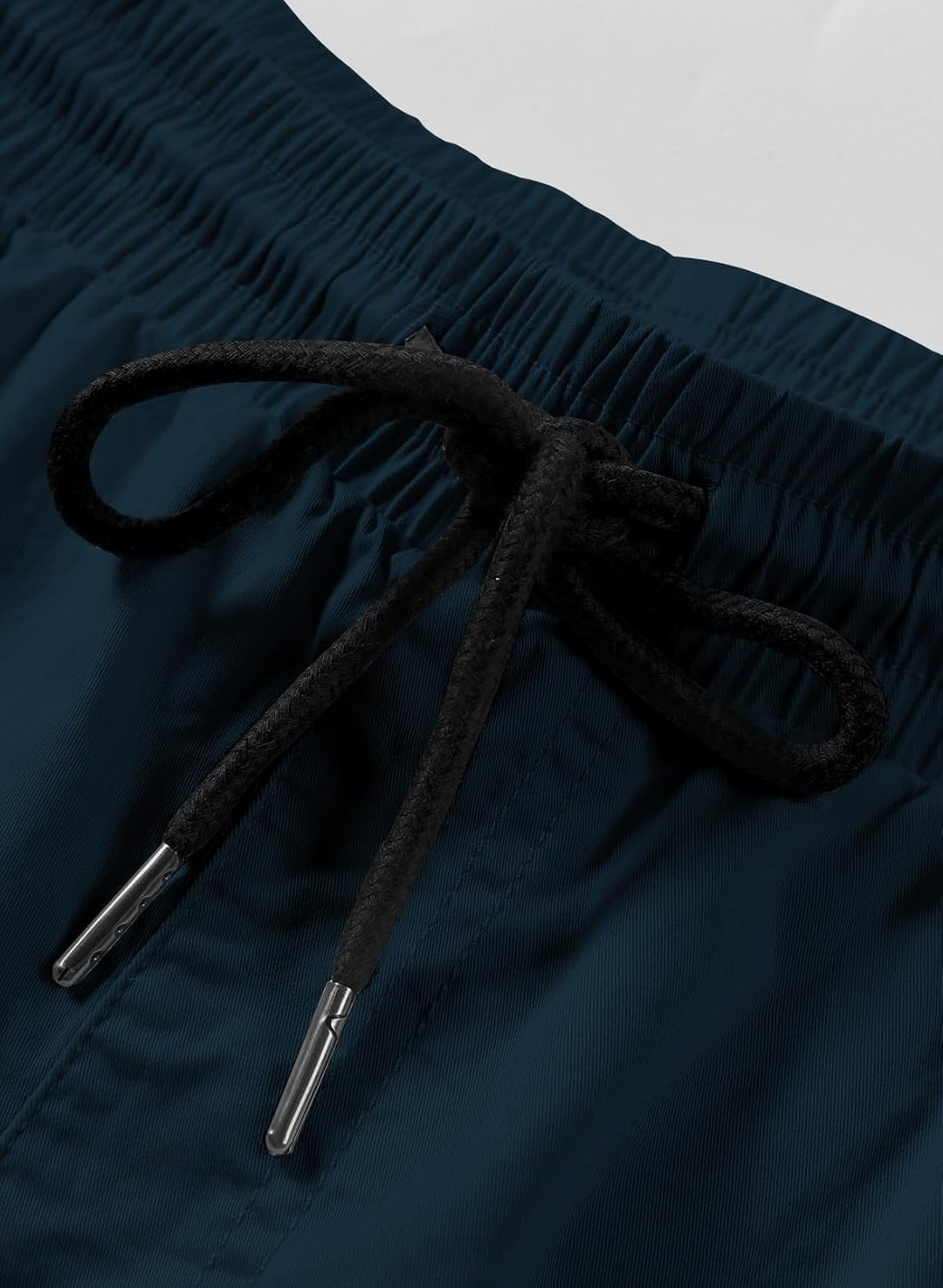 JMIERR Kurze Hosen Herren Shorts Herren Sommer Chino Baumwolle Elastische Taille mit Taschen XL E Bl