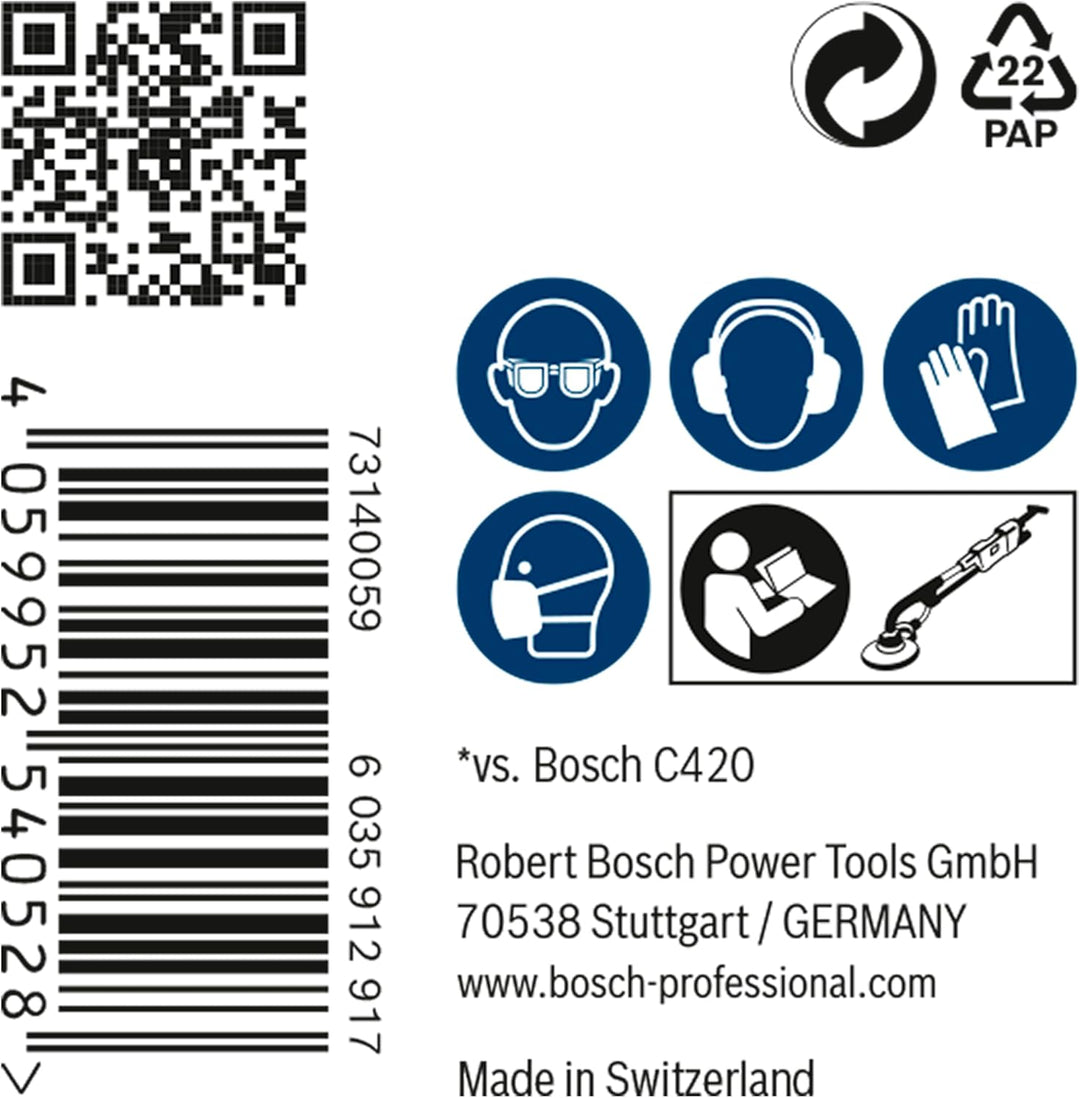 Bosch Professional 25x Expert M480 Schleifnetz (für Hartholz, Farbe auf Holz, Ø 225 mm, Körnung 320,
