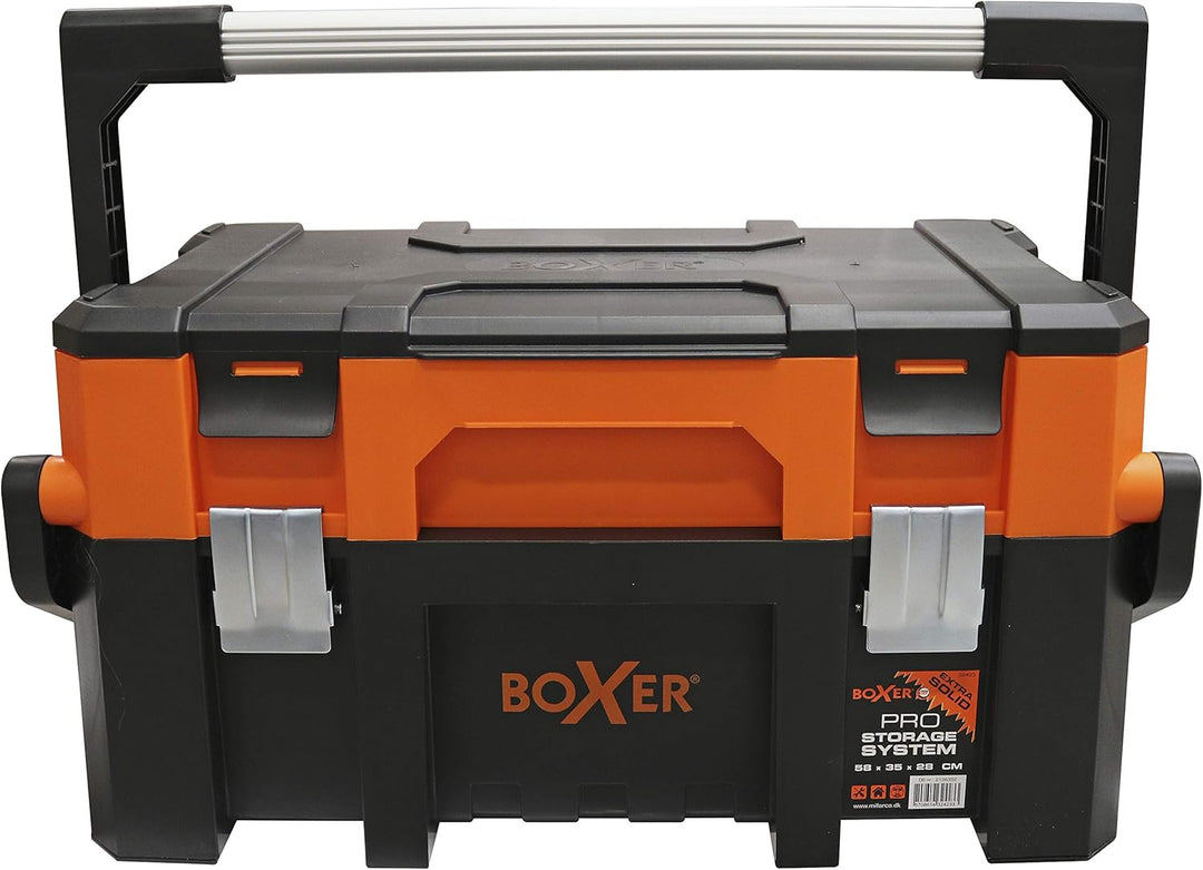 BOXER® Werkzeugkasten leer Kunststoff 58cm – Werkzeugkiste leer Kunststoff mit Aluminiumgriff – Tool