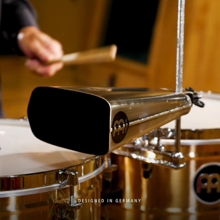 Meinl Percussion STB80B Cowbell, Steel Finish Modell, 20,32 cm (8 Zoll) big mouth, steel