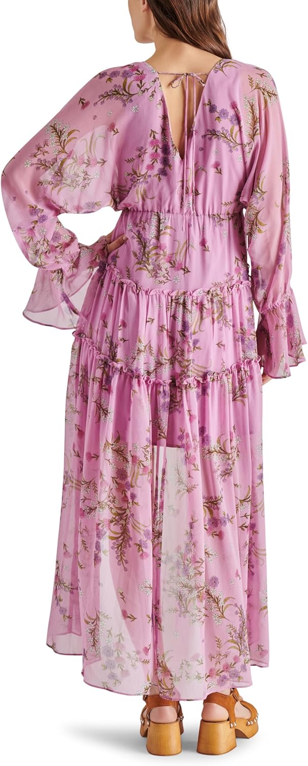 Steve Madden Damen Sol Kleid XS Violett, XS Violett