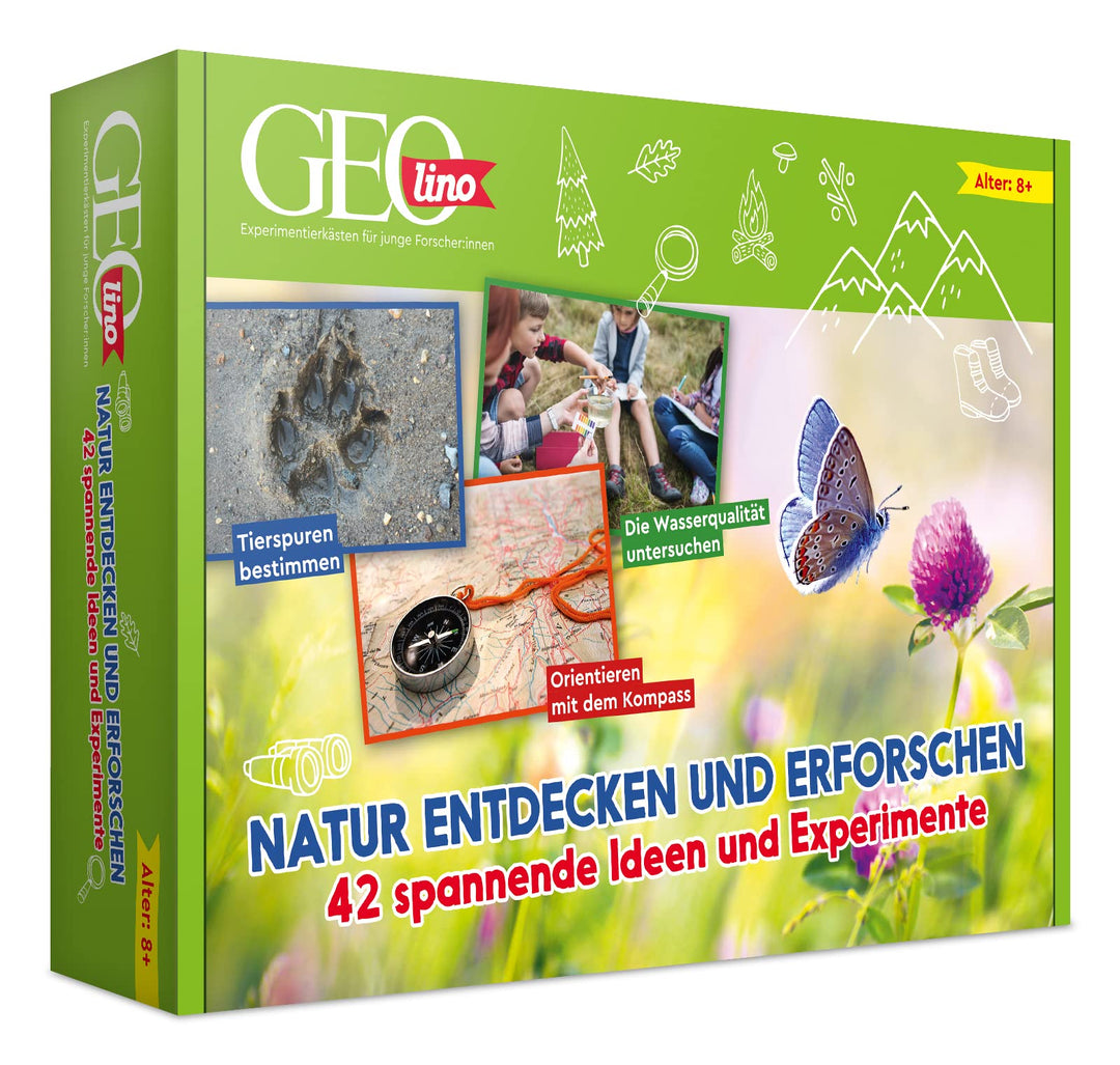 Franzis 67142 - GEOlino Natur entdecken und erforschen - Experimentierkasten mit 42 spannenden Ideen
