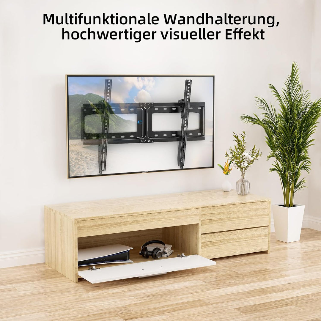 HOME VISION TV Wandhalterung，Neigbar Fernsehhalterung Wand，Universal Fernseh Halterung，für 32-86 Zol