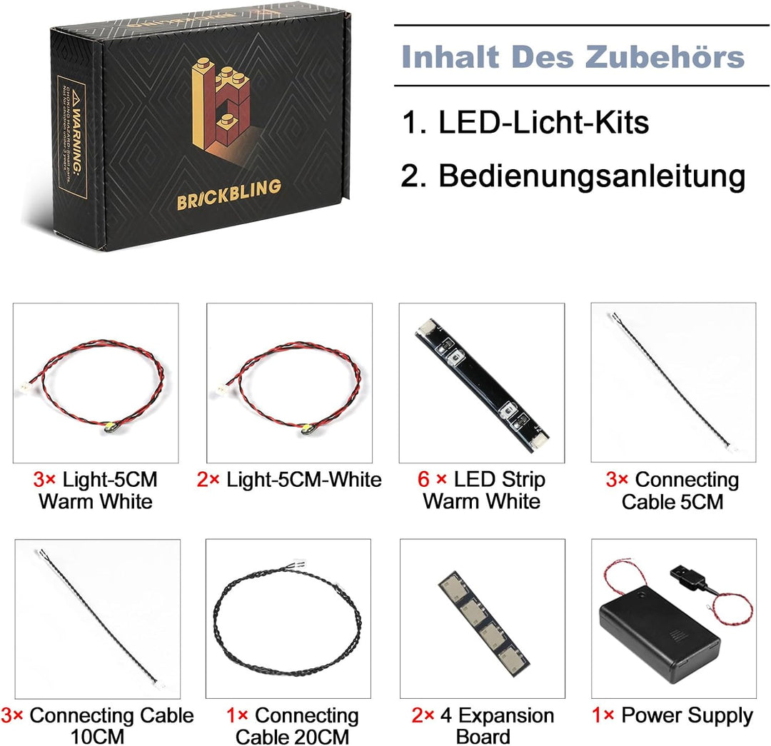 Led Licht Set Kompatibel mit Lego Knight Bus Adventure 76446 (Kein Modell), Dekorationsbeleuchtungss