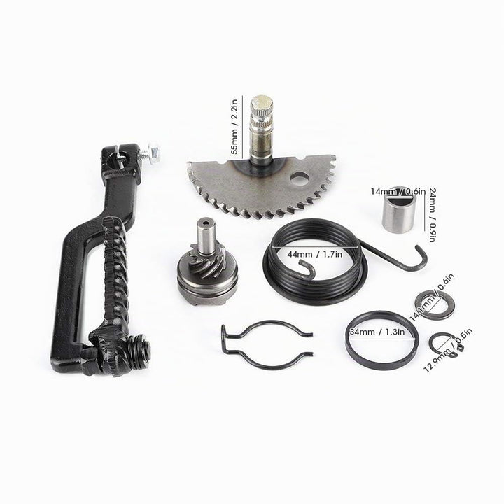 Scooter Moped Kickstart Zahnrad Starterwelle Rebuild Kit Leerlauf Zahnrad Federstart Montage Passend