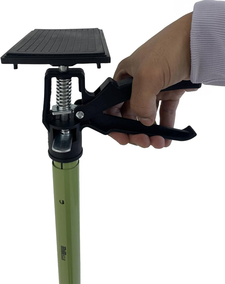 2x Montagestütze kurz 57-117 cm Klicksystem Teleskopstütze Einhandstütze Zargenspanner