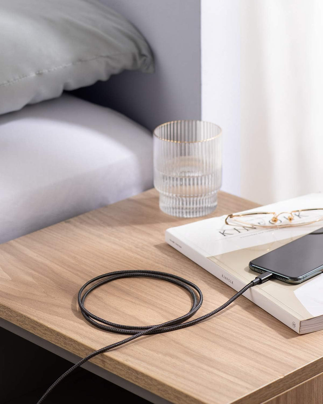 Anker PowerLine III Flow USB C auf Lightning Kabel Silikagel MFi [1,8m] | Kompatibel mit iPhone 11/1