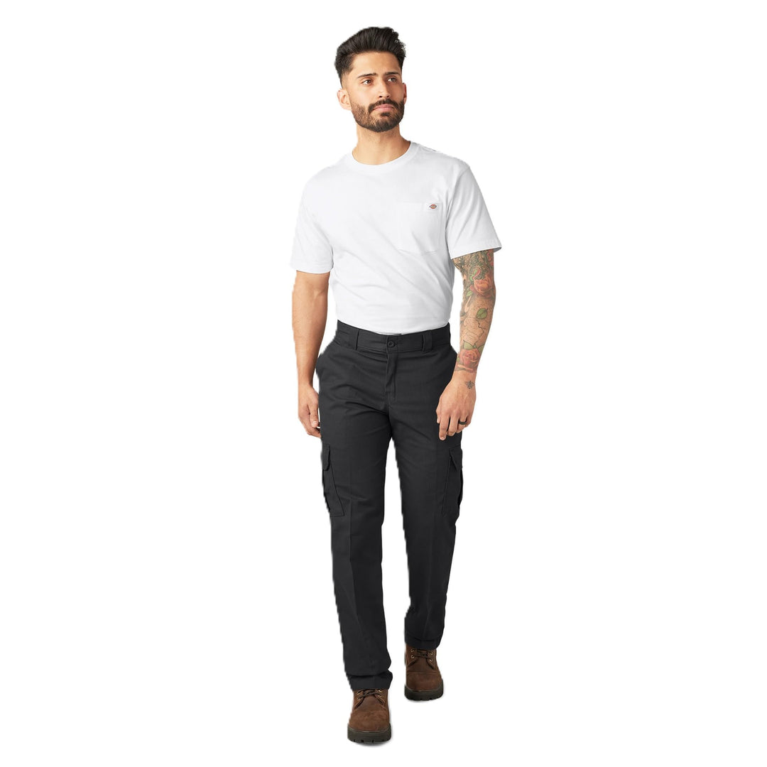 Dickies Herren Pant روللل De Sarja Reta Regular Straight Stretch Twill Cargo Hose 30W / 30L Schwarz,
