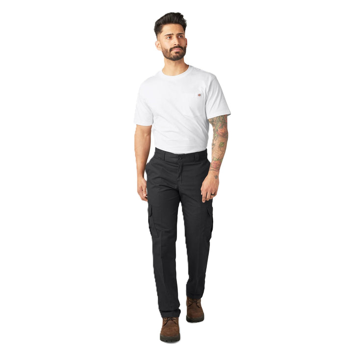 Dickies Herren Pant روللل De Sarja Reta Regular Straight Stretch Twill Cargo Hose 30W / 30L Schwarz,