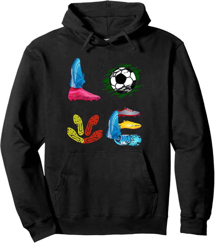 Liebe Fussball Fussball besten Spass Geburtstagsgeschenk Pullover Hoodie