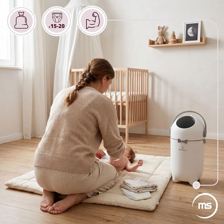 Moby-System Windeleimer geruchsdicht für Standard-Müllbeutel