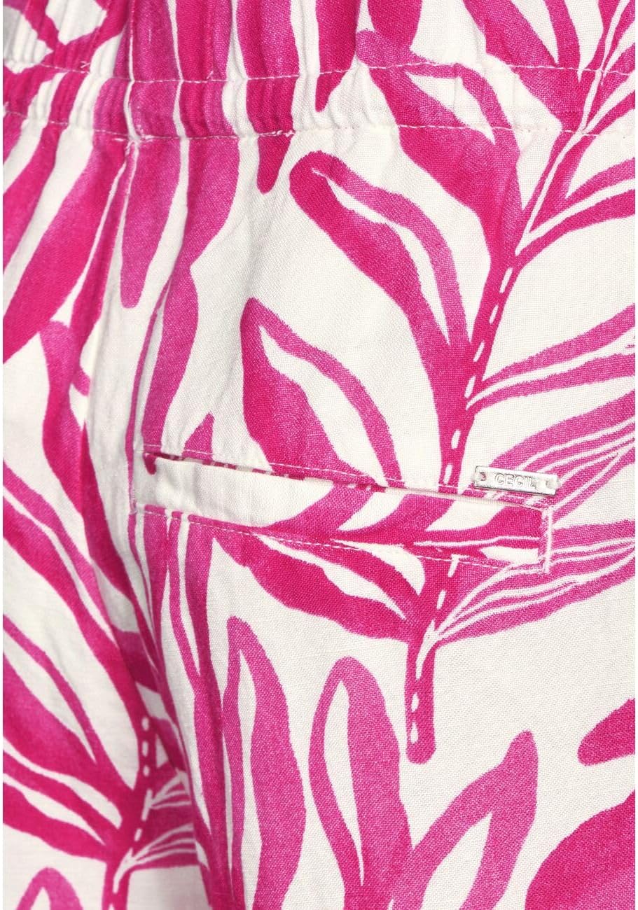 Cecil Damen Leichte Sommer Hose S Bloomy Pink, S Bloomy Pink