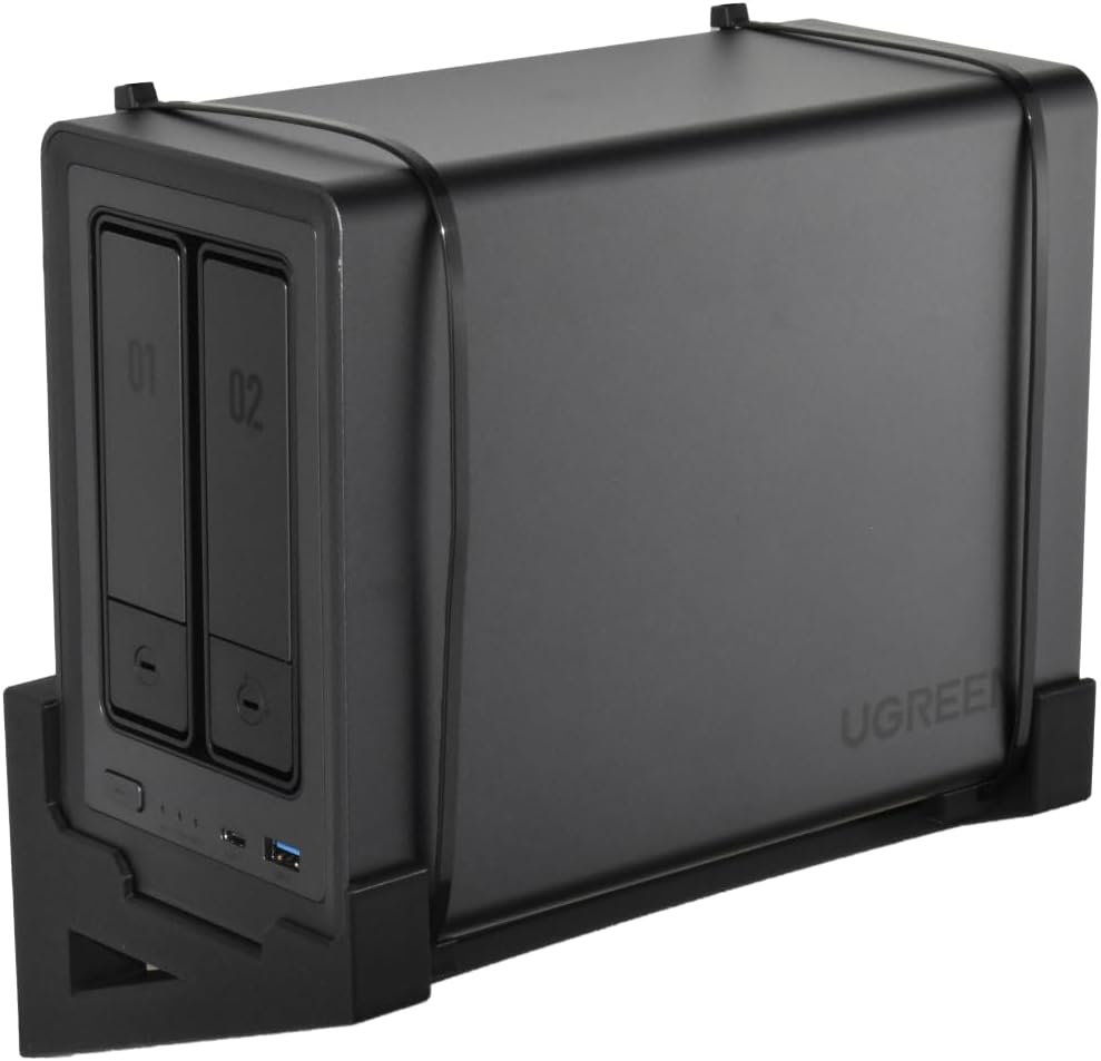 Wandhalterung passend für UGREEN NASync DXP2800, Wandkonsole inklusive Montagematerial.