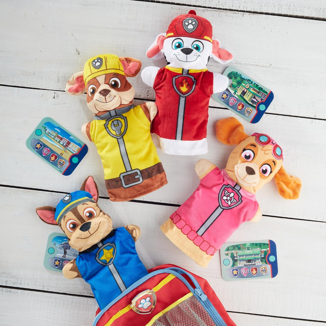 Melissa and Doug Handpuppe Paw Patrol | 4 Kasperle Paw Patrol Handpuppen für Kinder | Kasperletheate