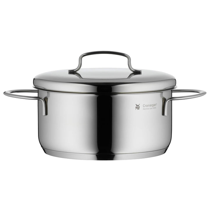 WMF Mini Kochtopf klein 16cm, Metalldeckel, Bratentopf Induktion 1,5l, Cromargan Edelstahl poliert,