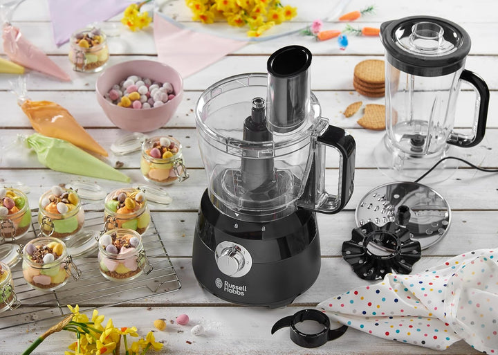 Russell Hobbs Küchenmaschine Multi [Standmixer/Mixer/Zerkleinerer/Schneider/Raspeler/Rührer] Food Pr