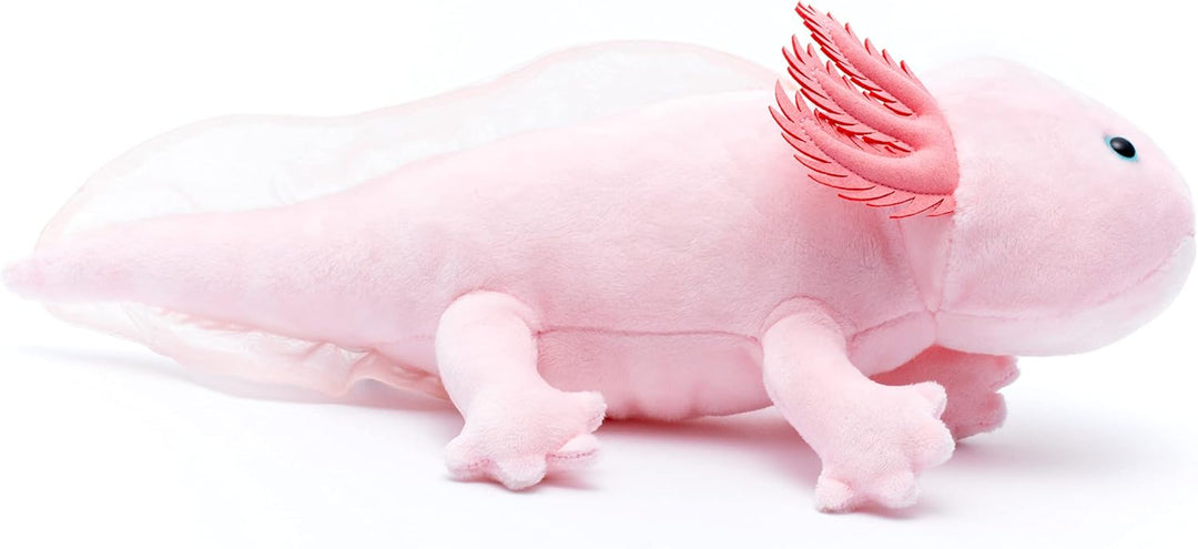Uni-Toys - Axolotl (rosa) - 32 cm (Länge) - Plüsch-Wassertier - Plüschtier, Kuscheltier, Rosa