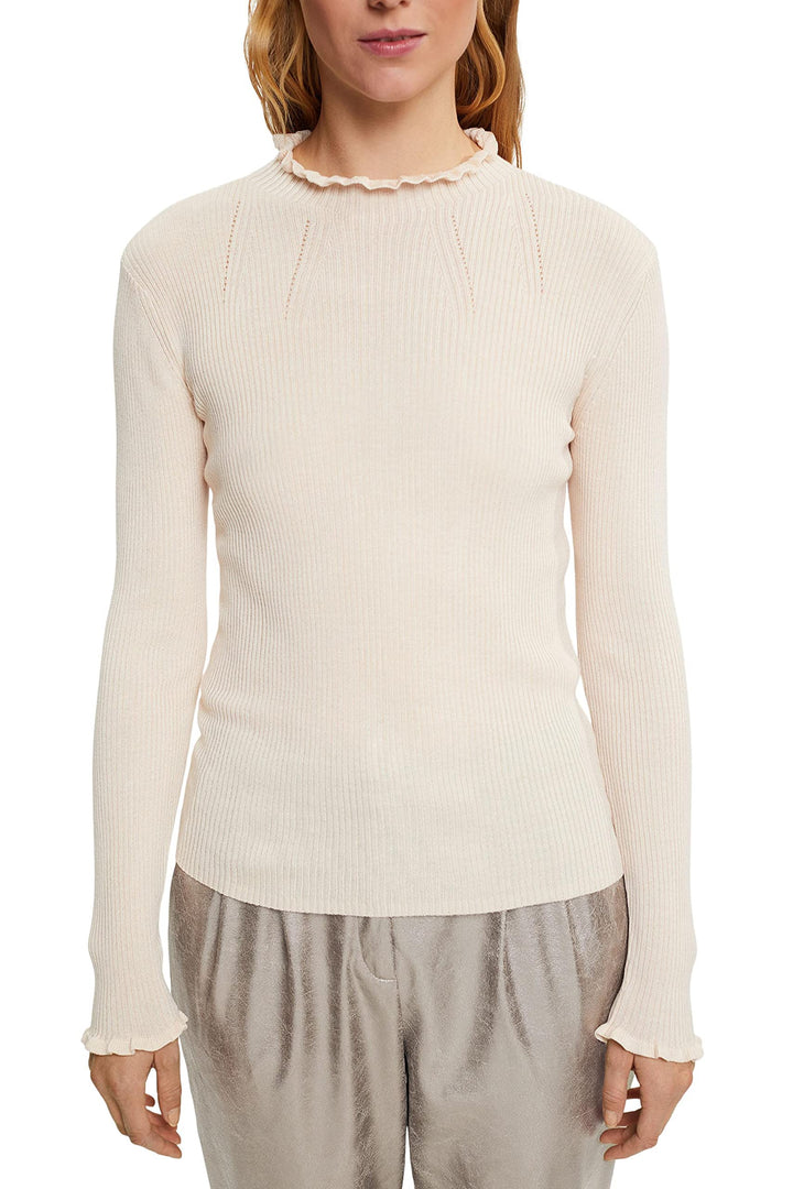 ESPRIT Damen Pullover, 275/Dusty Nude