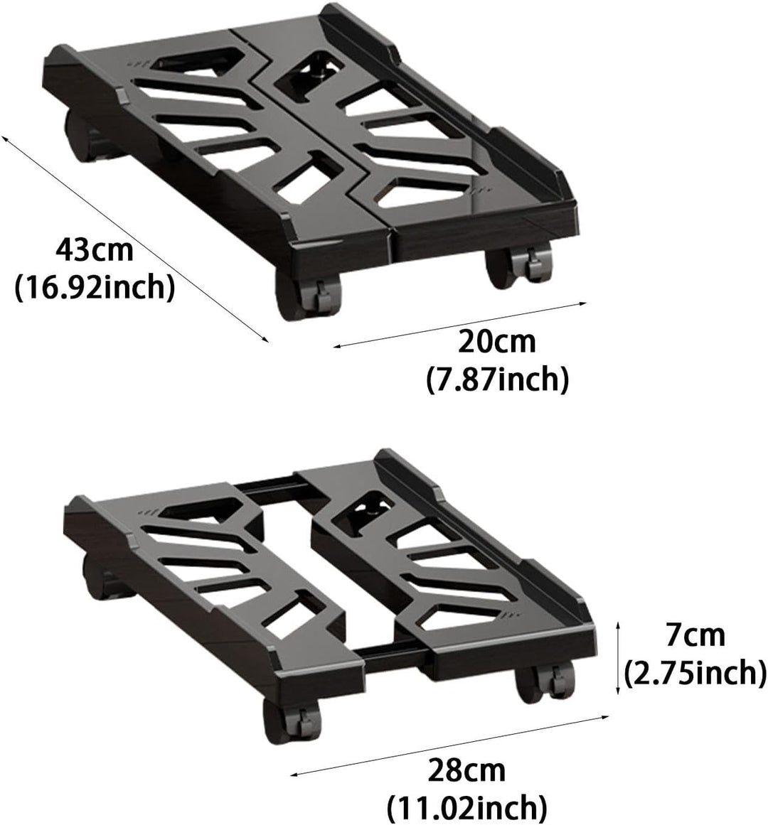 Tower Stand Under | Desktop Computer Host | Heavy Duty PC Stand, PC Tower Bracket Floor Riser Rollin