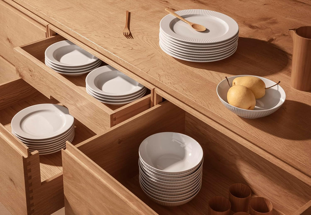 Eva Trio | Legio Nova Deep Plate 22 cm | 4 Stück Porzellan Teller