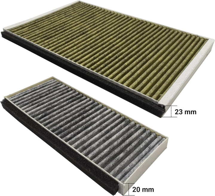 VIOKS Aktivkohlefilter 2er Set Ersatz für Bosch Siеmens Neff Constructa 11041790 11018700 DWZ0AK0A0
