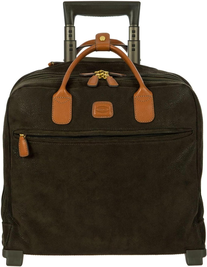 Bric's Life Tropea Ultralight International Handgepäcktasche für Laptop/Tablet/Pilot Olive, Olive