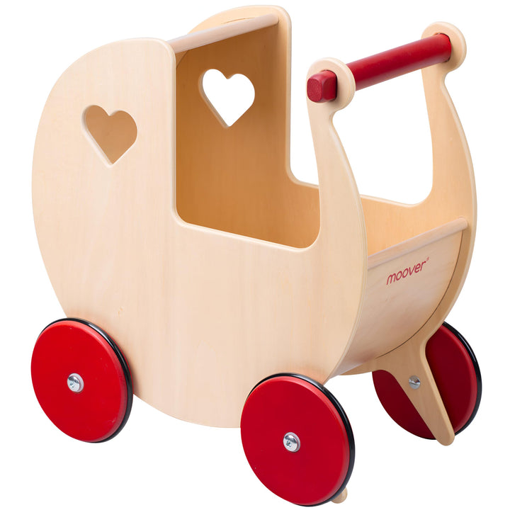 Moover MOOV-n-002 Holz-Puppenwagen, Natur, 46 x 24 x 45 Centimeters