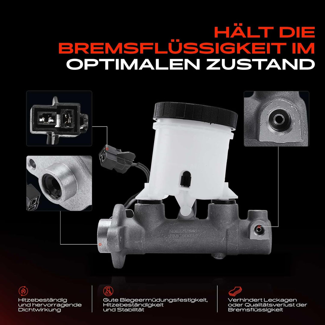 Frankberg Hauptbremszylinder Kompatibel mit MX-5 I NA 1.6L-1.8L Benzin 1990-1998 Replace# M390034