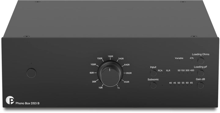 Pro-Ject Phono Box DS3 B, Symmetrische & diskrete Dual Mono Phonostufe, Schwarz