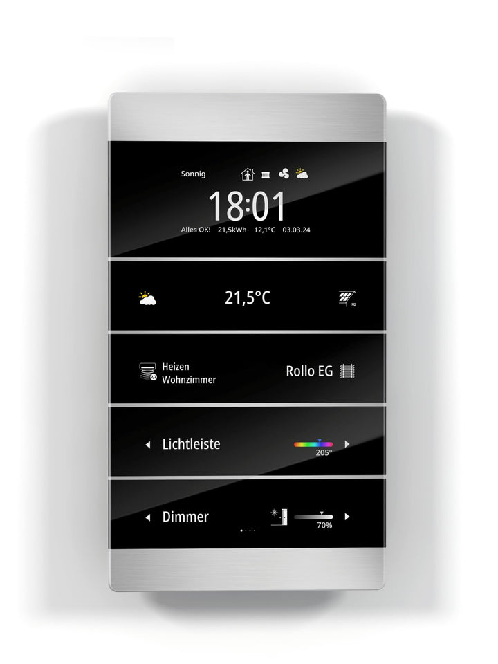 enertex MeTa² Premium Raumkontroller (Aluminium), Aluminium