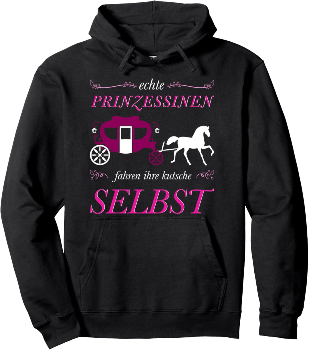 Reiterin Prinzessin Kutscher Pferdekutsche Pullover Hoodie