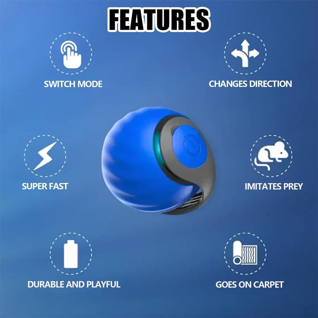 Speedy Tail 2.0, Speedy Tail Katzenspielzeug, interaktiver spielball für Katzen, Automatisches Katze