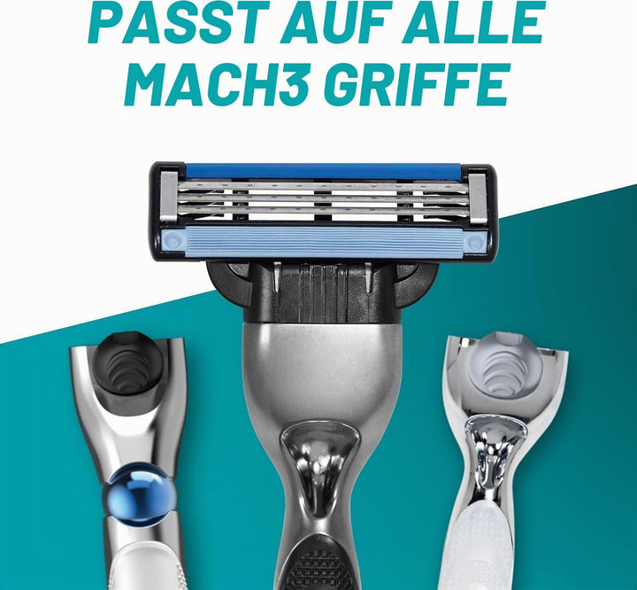 Gillette Mach3 Rasierklingen + 12 Rasierklingen Für Männer