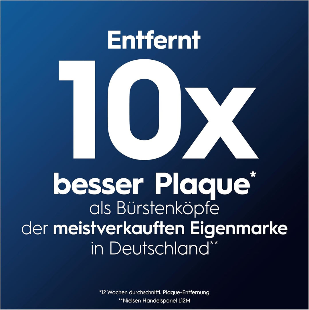 Oral-B Pro Sensitive Clean Aufsteckbürsten für elektrische Zahnbürste, 10 Stück, sanfte Zahnreinigun
