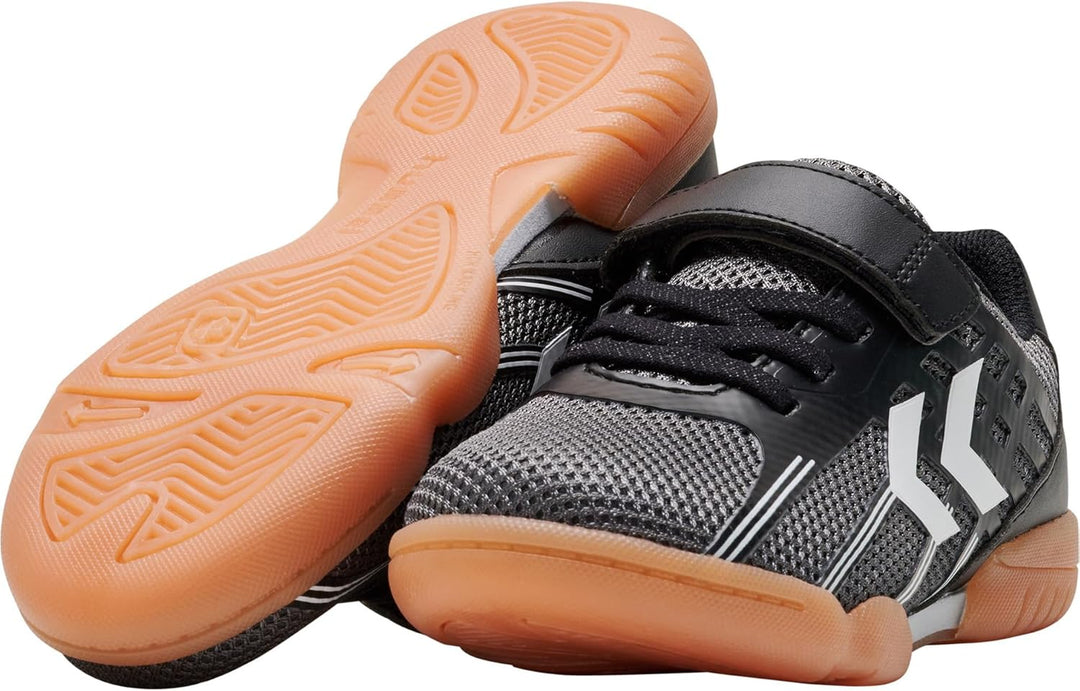 hummel Unisex Kinder Root Elite Jr VcHandball Shoe 28 EU Schwarz, 28 EU Schwarz