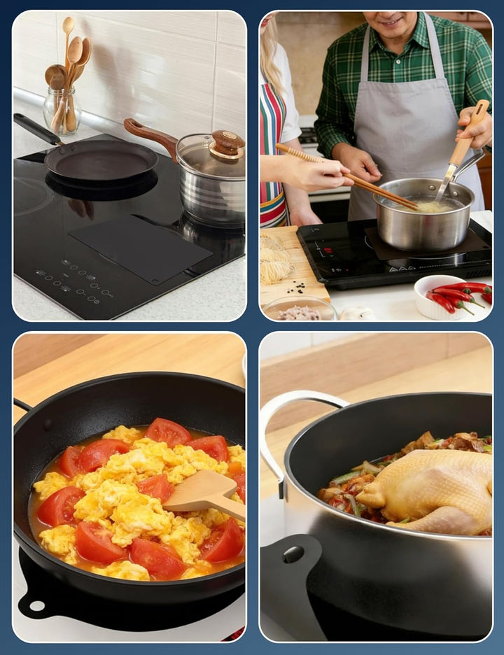 Induktionsschutzmatte, Induktionskochfeld Schutzmatte, Induktionsmatte, Silikon Matte, Hitzebeständi