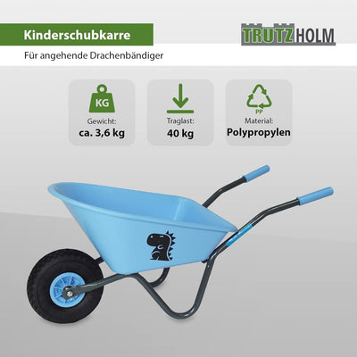 Kinderschubkarre Schiebkarre Metallschubkarre Gartenkarre Diverse Motive Lokomotive Feuerwehr Prinze