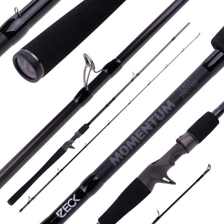 ZECK - Baitcastrute - Momentum Cast Pelagic &amp; Jerk 190 | 90 - Rute zum Vertikalangeln, Jerken und Pe
