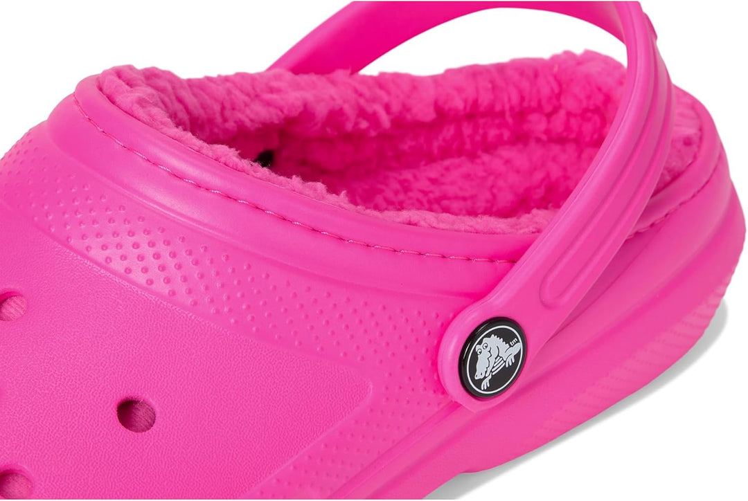 Crocs Unisex Kinder Classic Lined Clog K 28 EU Rose, 28 EU Rose
