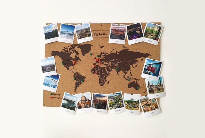 Miss Wood Map L Karte aus Kork 45 x 60 cm braun L Braun, L Braun