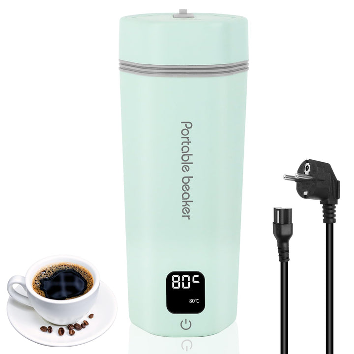 Reise Wasserkocher Klein Elektrische 450ML, Reise Elektrisch Wasserkocher 6Temperaturoptionen, Tragb