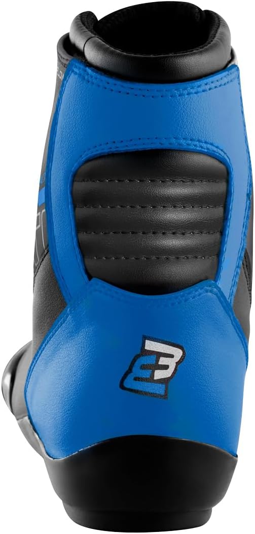 Bogotto Lap Motorradschuhe 44 EU Schwarz Blau, 44 EU Schwarz Blau