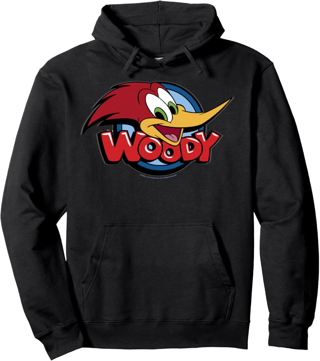 Woody Woodpecker Large Face Logo Pullover Hoodie