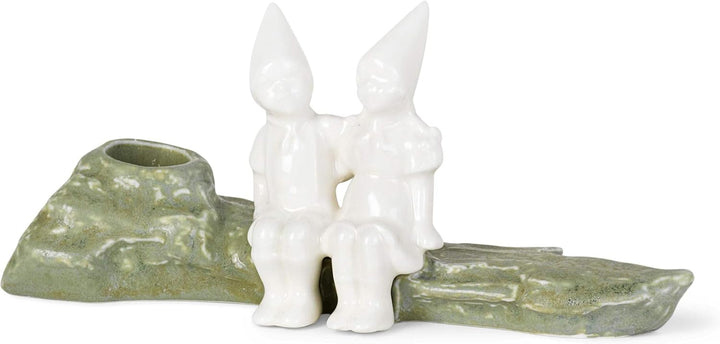 Kähler Weihnachtsumarmung H8.5 cm Weihnachtsgeschichten Dekoration, Weiss Standard Weihnachtsumarmun