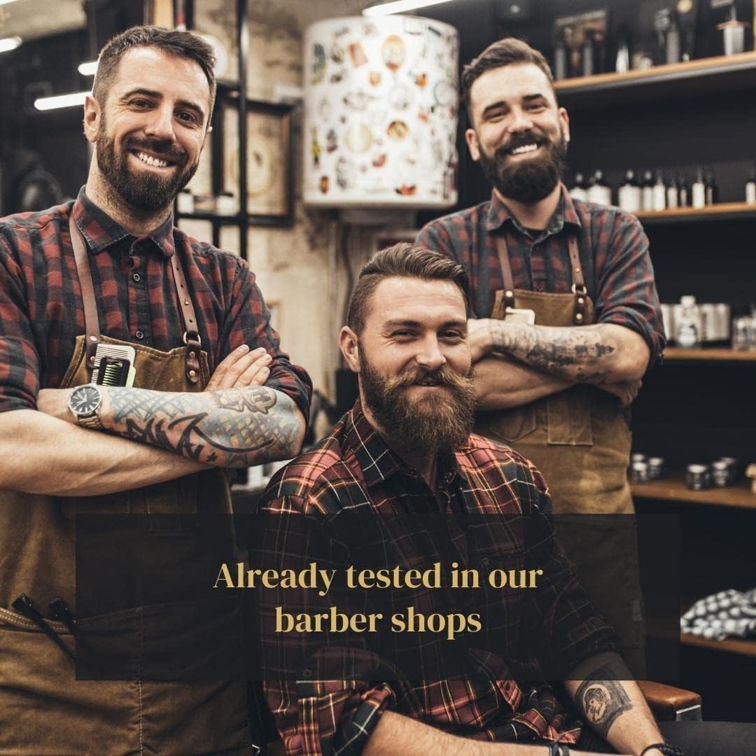 BartZart Shabo Bartpflege Set 5 tlg. I Set aus Rasiermesser mit Wechselklingen I Bartöl I Bartwachs