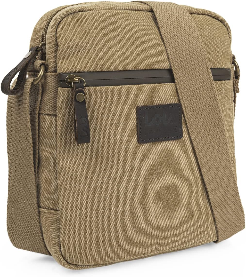 Lois - Umhängetasche Herren Klein mit verstellbarem riemen - Herren Umhängetasche Klein hergestellt